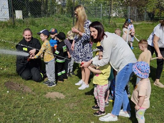 Grafika #67: 30.04.2024 Spotkanie ze strażakami z OSP Wrzeście