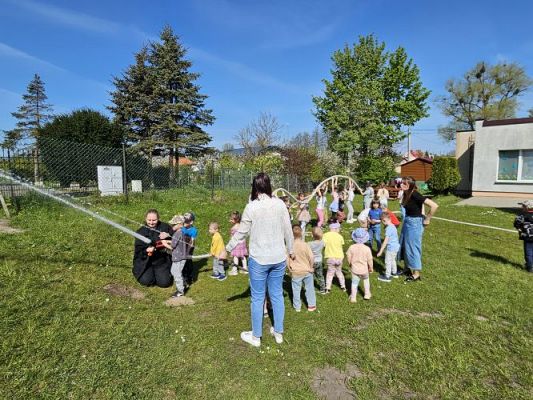 Grafika #70: 30.04.2024 Spotkanie ze strażakami z OSP Wrzeście