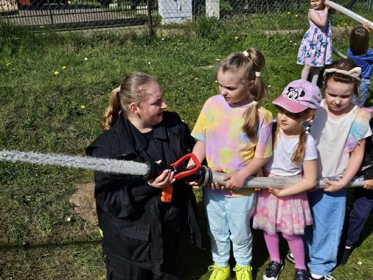 Grafika #83: 30.04.2024 Spotkanie ze strażakami z OSP Wrzeście