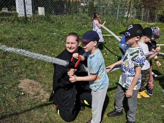 Grafika #86: 30.04.2024 Spotkanie ze strażakami z OSP Wrzeście