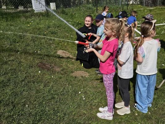 Grafika #87: 30.04.2024 Spotkanie ze strażakami z OSP Wrzeście