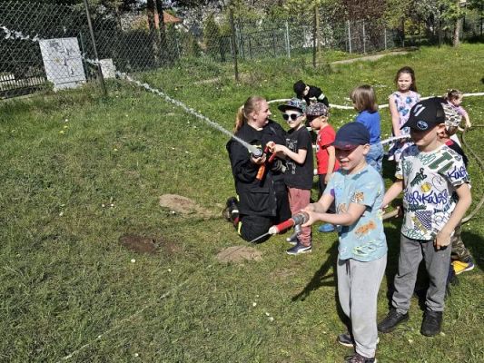 Grafika #88: 30.04.2024 Spotkanie ze strażakami z OSP Wrzeście