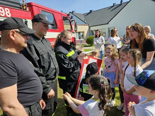 Grafika #95: 30.04.2024 Spotkanie ze strażakami z OSP Wrzeście
