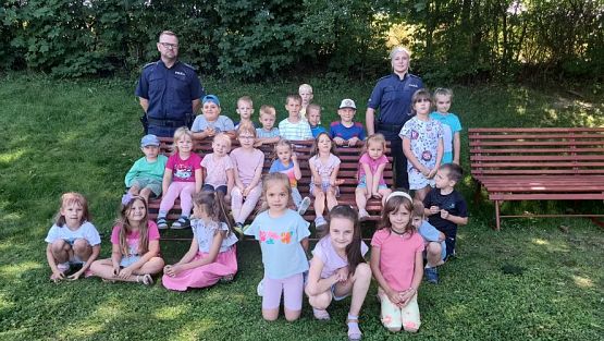 Grafika #10: 19.07.2024 - Spotkanie edukacyjne z policjantami